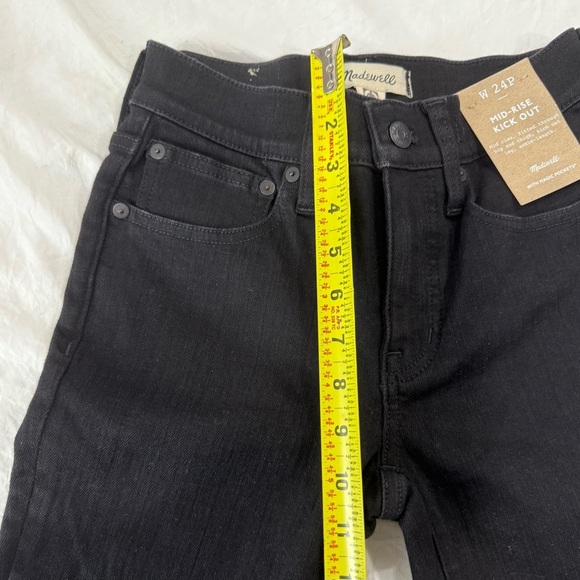 Madewell Black Wide Leg Jeans - Picture 5 of 9